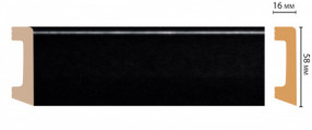 Плинтус напольный DECOMASTER D234-195 ШК/15 (58*16*2400мм)