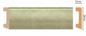 Плинтус напольный DECOMASTER D234-373 ШК/15 (58*16*2400мм)
